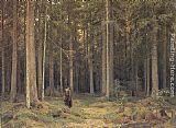 Countess Paintings - The Forest of Countess Mordvinova by Ivan Shishkin